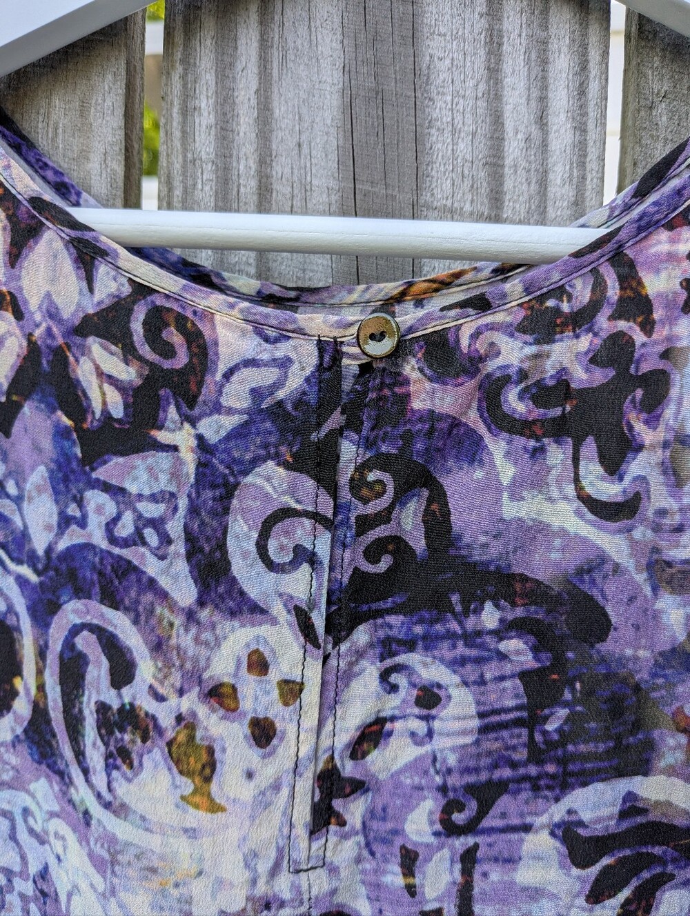 Tianello Casablanca Washable Silk Loving Blouse / M - Picture 8 of 11